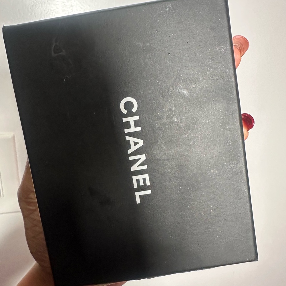 Authentic Single Chanel Drop Earring Crystal Tear… - image 4